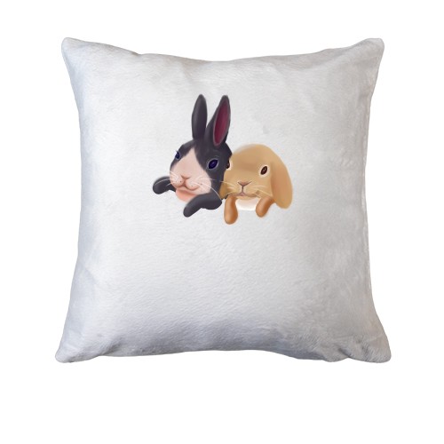 Подушка Кролики-друзья