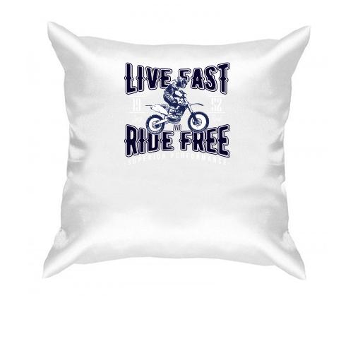 Подушка Live Fast Ride Free