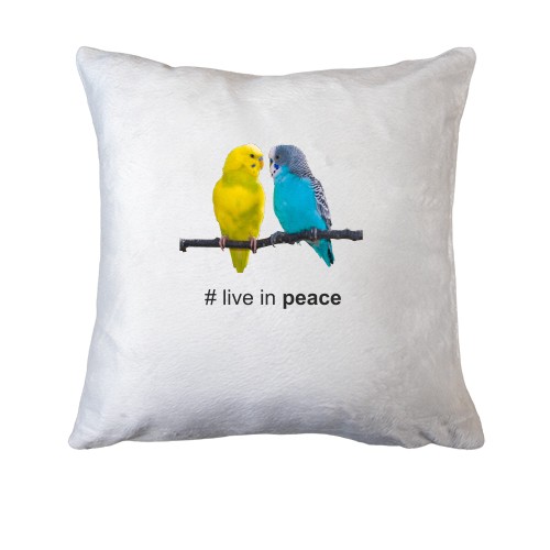 Подушка Live in peace