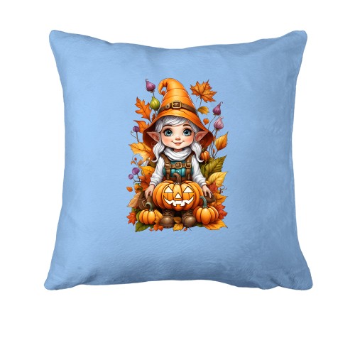 Подушка Маленькая ведьмочка с тыквой (2)