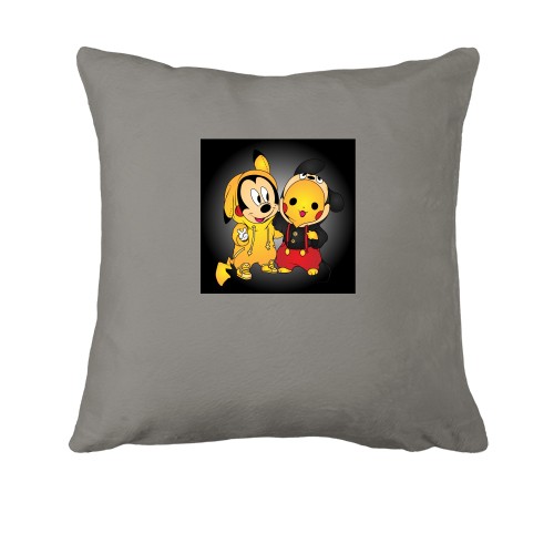 Подушка Mickey mouse and pikachu