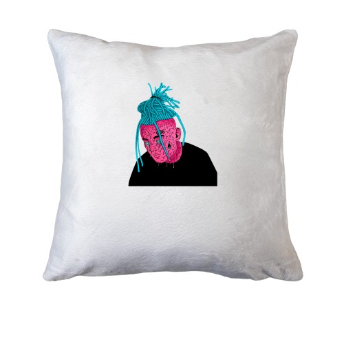 Подушка Morgenstern fan artaMorgenstern with blue dreadlocks art