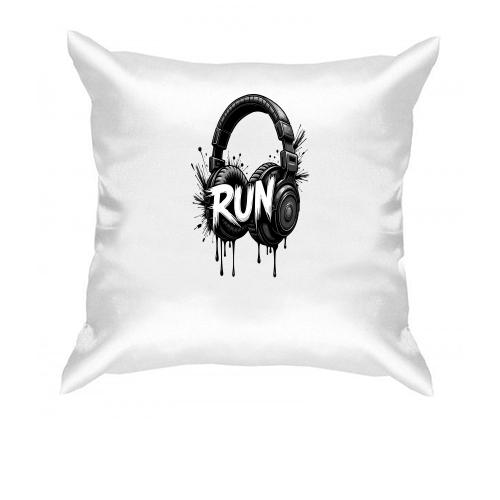 Подушка Навушники Run