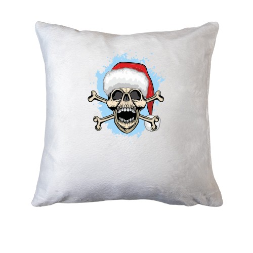 Подушка Новогодний череп
