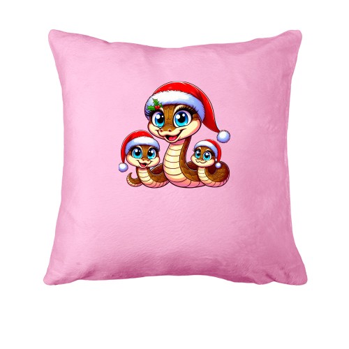 Подушка Новогодняя змея со змеенышами