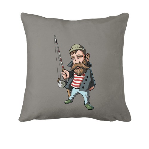 Подушка Одинокий рыбак