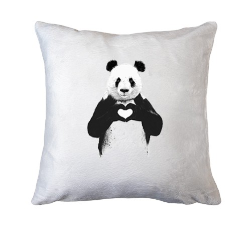 Подушка Панда з серцем