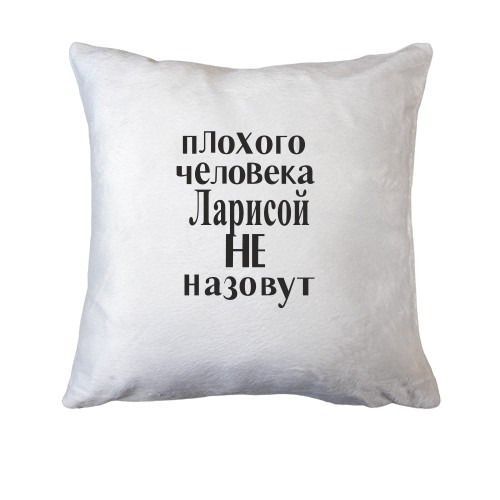 Подушка Плохого человека Ларисой не назовут (2)