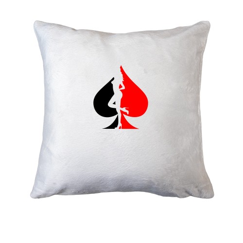 Подушка Poker Girl