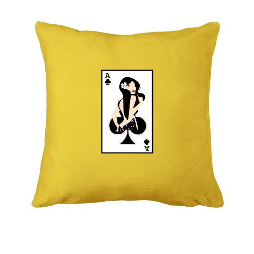 Подушка Poker Lady