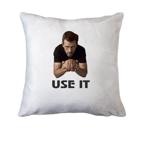 Подушка Пользуйся мозгом