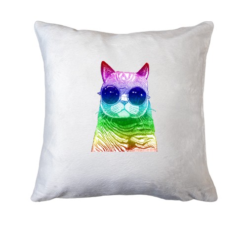Подушка Радужный кот