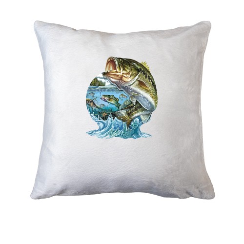 Подушка Рыбак с рыбой (арт) 2