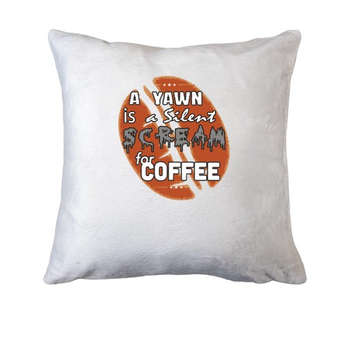 Подушка Scream coffee
