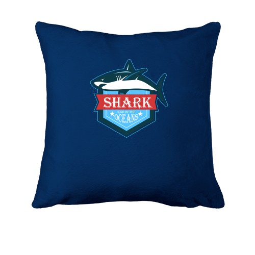 Подушка Shark king of the oceans