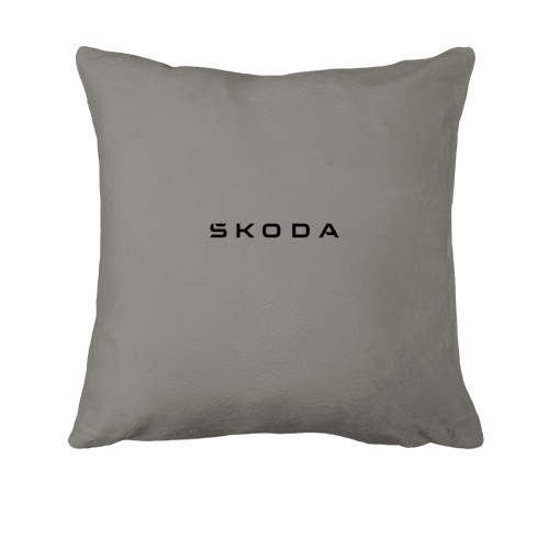 Подушка Skoda logo