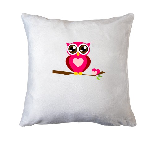 Подушка Сова - сердце