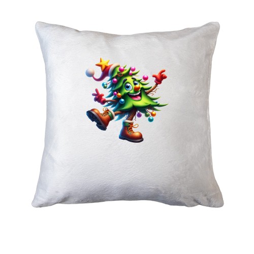 Подушка Танцующая елка с гирляндой