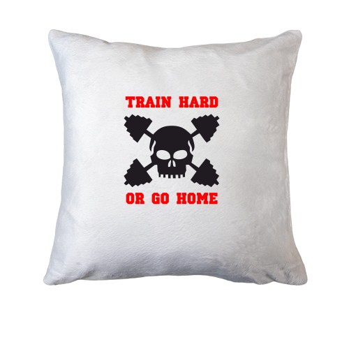 Подушка Train hard