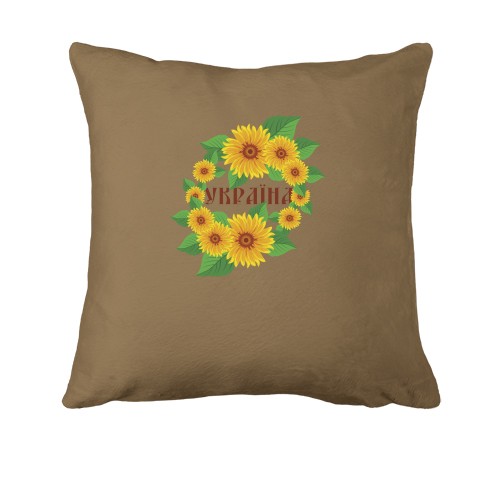 Подушка Украина (Подсолнухи)