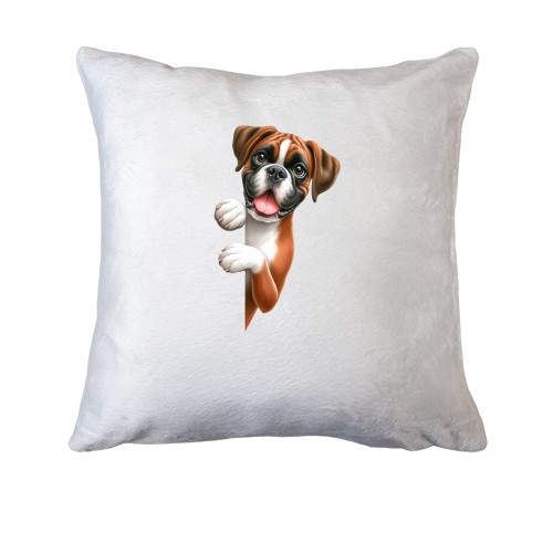 Подушка Выглядывающий питбуль