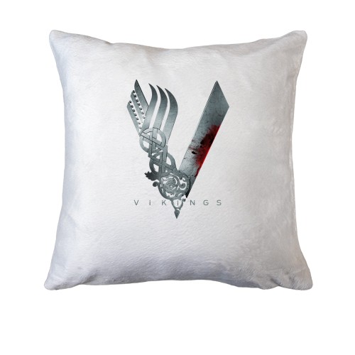 Подушка Викинги лого