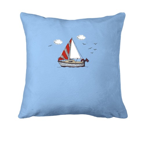 Подушка Яхта выходит в море