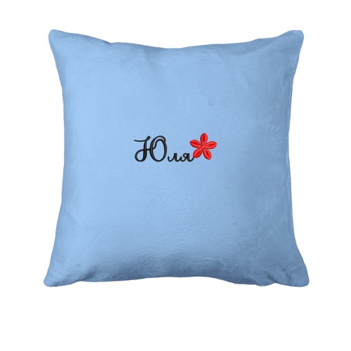 Подушка Юля з квіткою