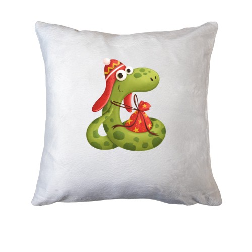 Подушка Змія з новорічним мішком