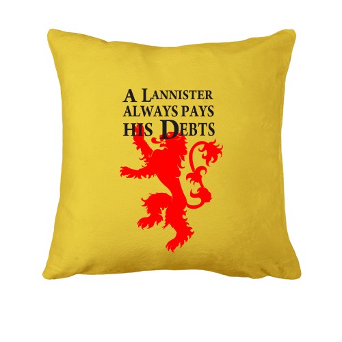 Подушка a lannister always pays his debts