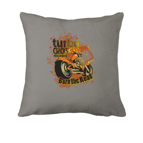 Подушка burn the road motorcycle