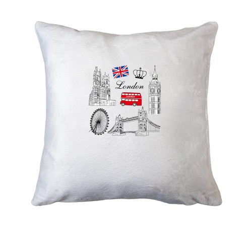 Подушка c Лондонскими достопримечательностями