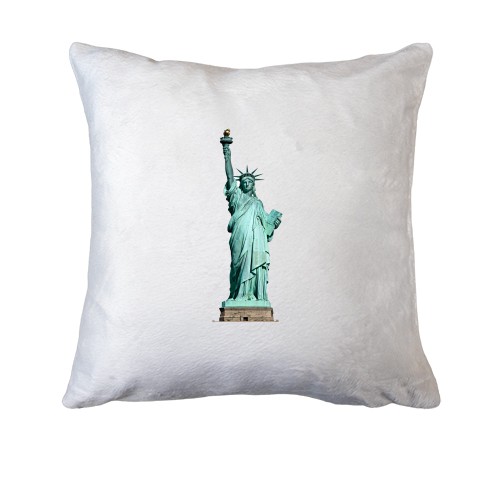 Подушка cо статуей свободы в цвете
