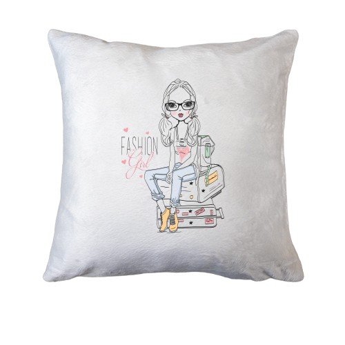 Подушка fashion girl