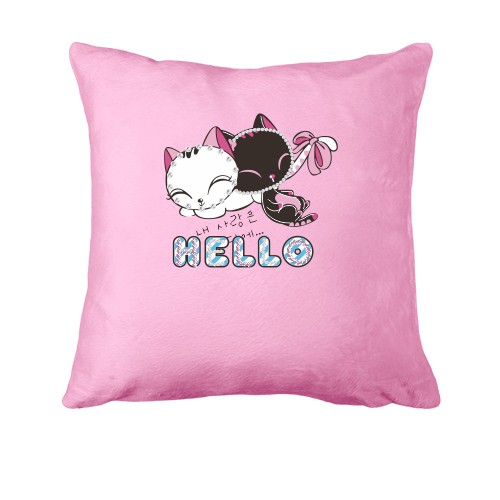 Подушка hello cats