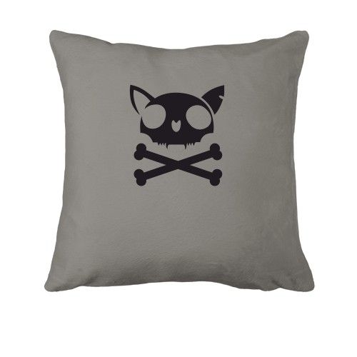 Подушка кіт-череп