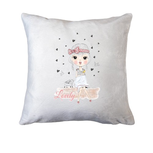 Подушка lovely girl
