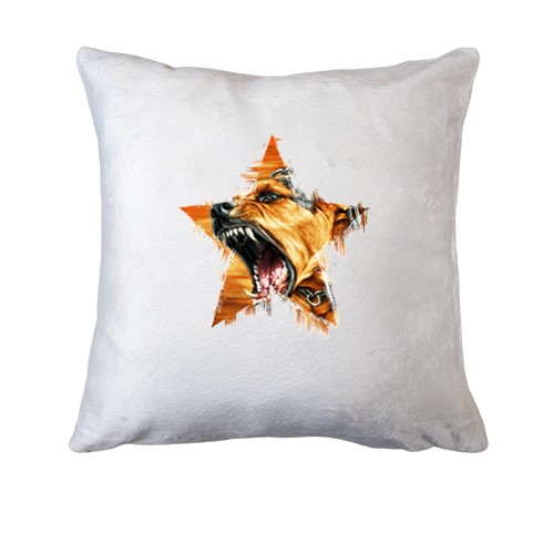 Подушка пес-звезда