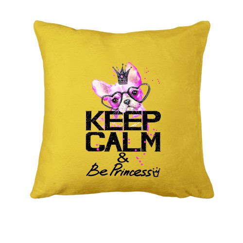 Подушка с Бостон-терьером 