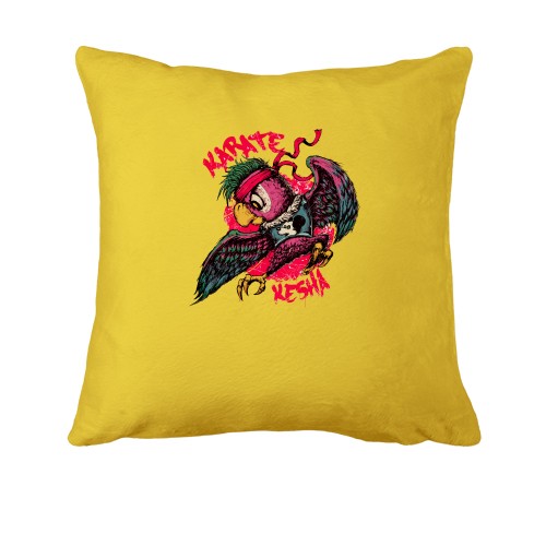 Подушка с Карате попугаем Кешей