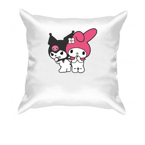 Подушка з Kuromi & My melody