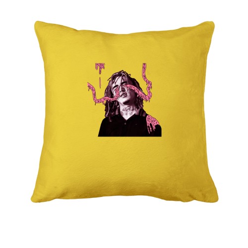 Подушка с Lil Peep и тентаклями