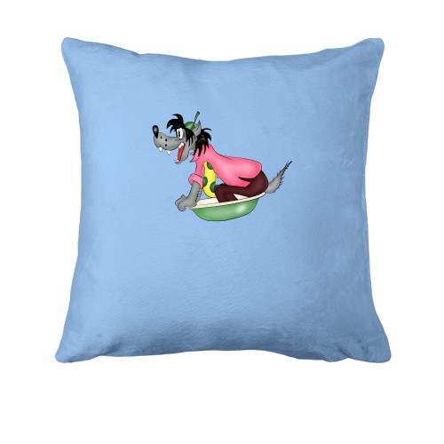 Подушка з Вовком в тазику (Ну постривай!)