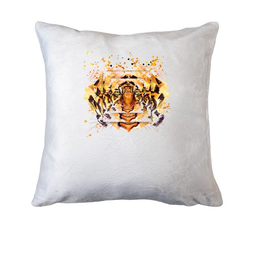 Подушка с абстрактным тигром (3)