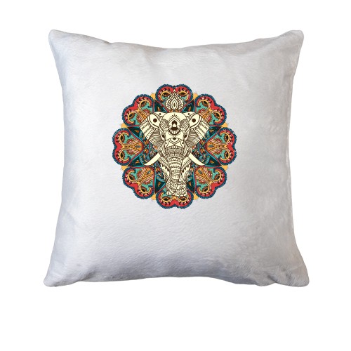 Подушка с арт слоном