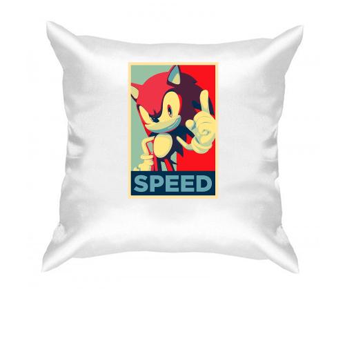 Подушка с артом Speed (Sonic)