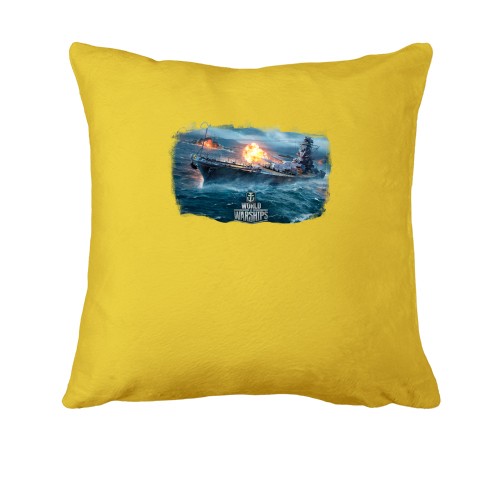 Подушка с артом к игре World of Warships