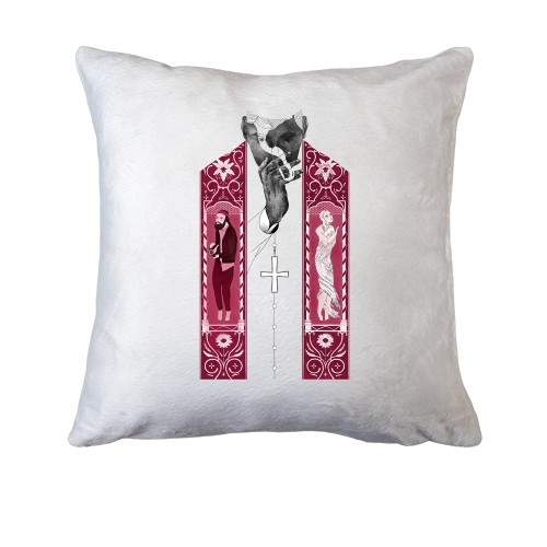 Подушка с артом к сериалу Молодой Папа (Young Pope)