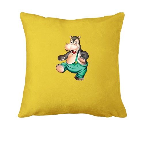 Подушка с бегемотом