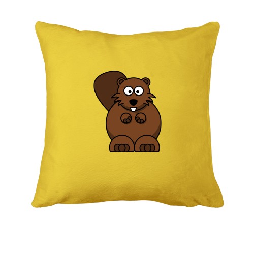 Подушка з бобром